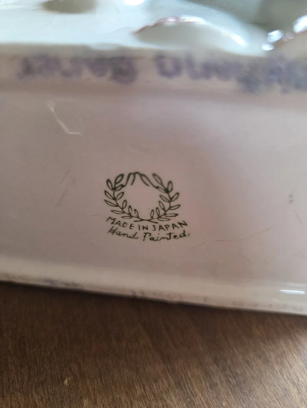 Vintage Made In Japan Ceramic Baby Elephant Flower Container